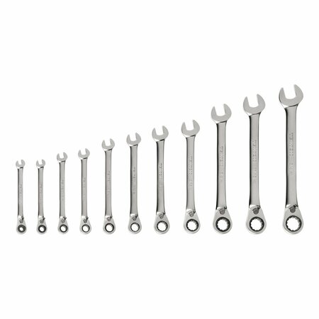 TEKTON Reversible 12-Point Ratcheting Combination Wrench Set, 11-Piece 1/4-3/4 in. WRC94000